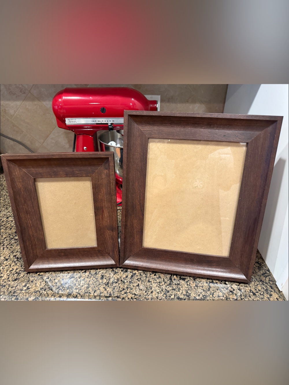 Artisan Dark Brown Wood Picture Frame Set - Brown